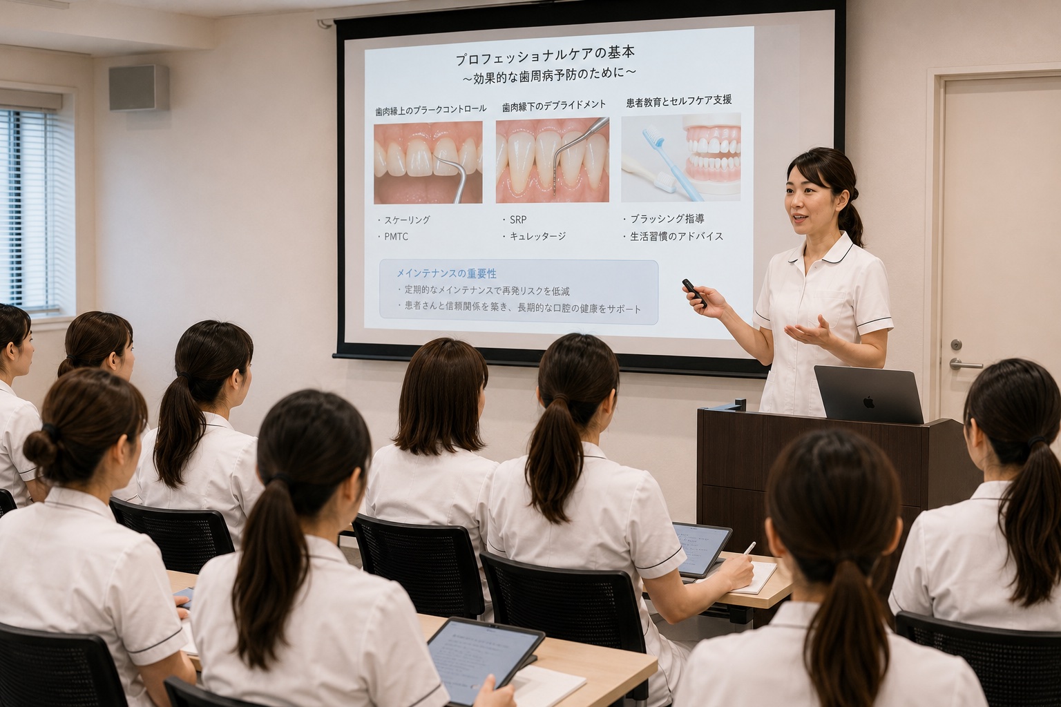 歯科衛生士の教育キャリアのイメージ