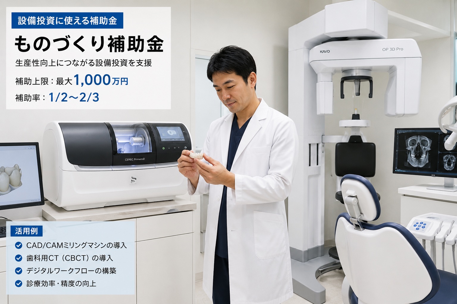 設備投資向け補助金のイメージ