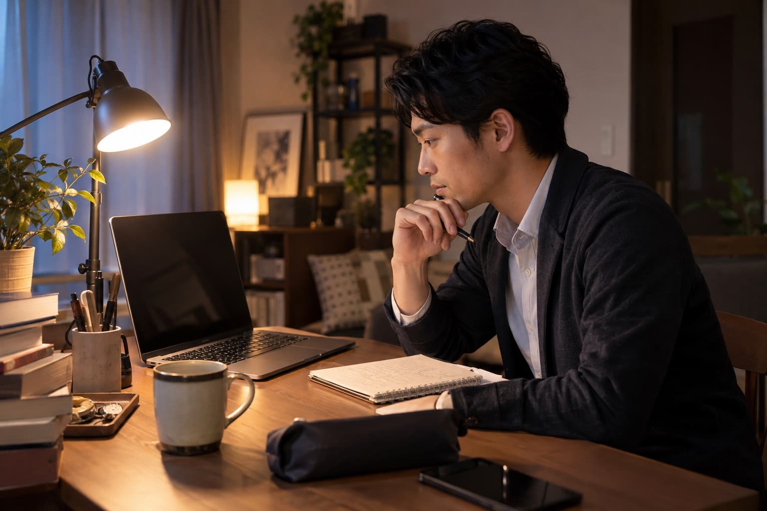 医院の情報を調べる歯科医師のイメージ