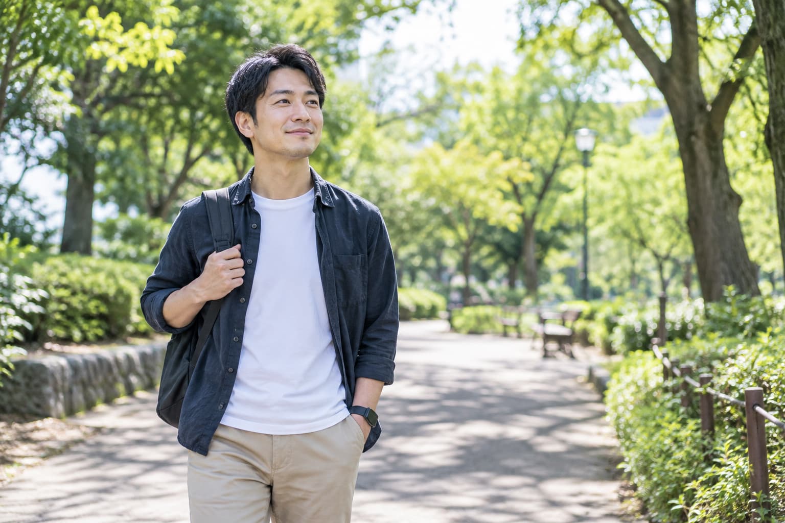 退職後にリフレッシュする歯科医師のイメージ
