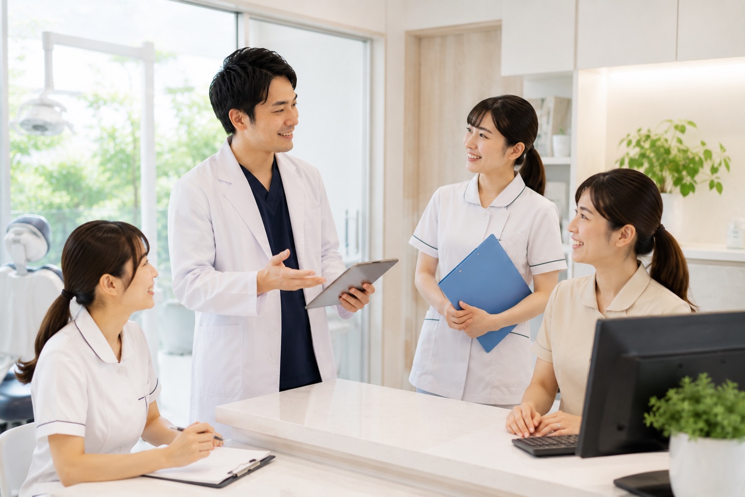 開業医の仕組み化と権限委譲のイメージ