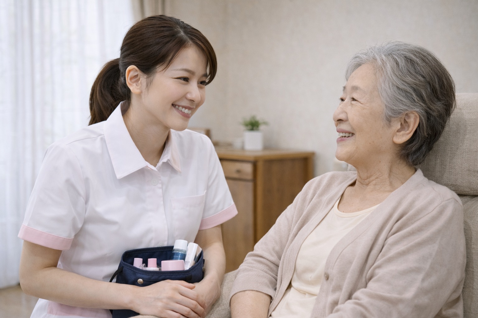 訪問歯科の装備と感染対策のイメージ