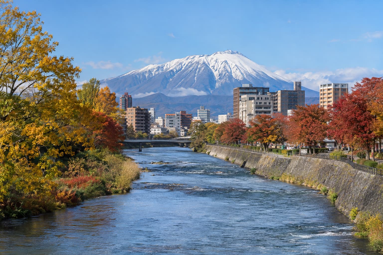 岩手県の主要エリアの地図