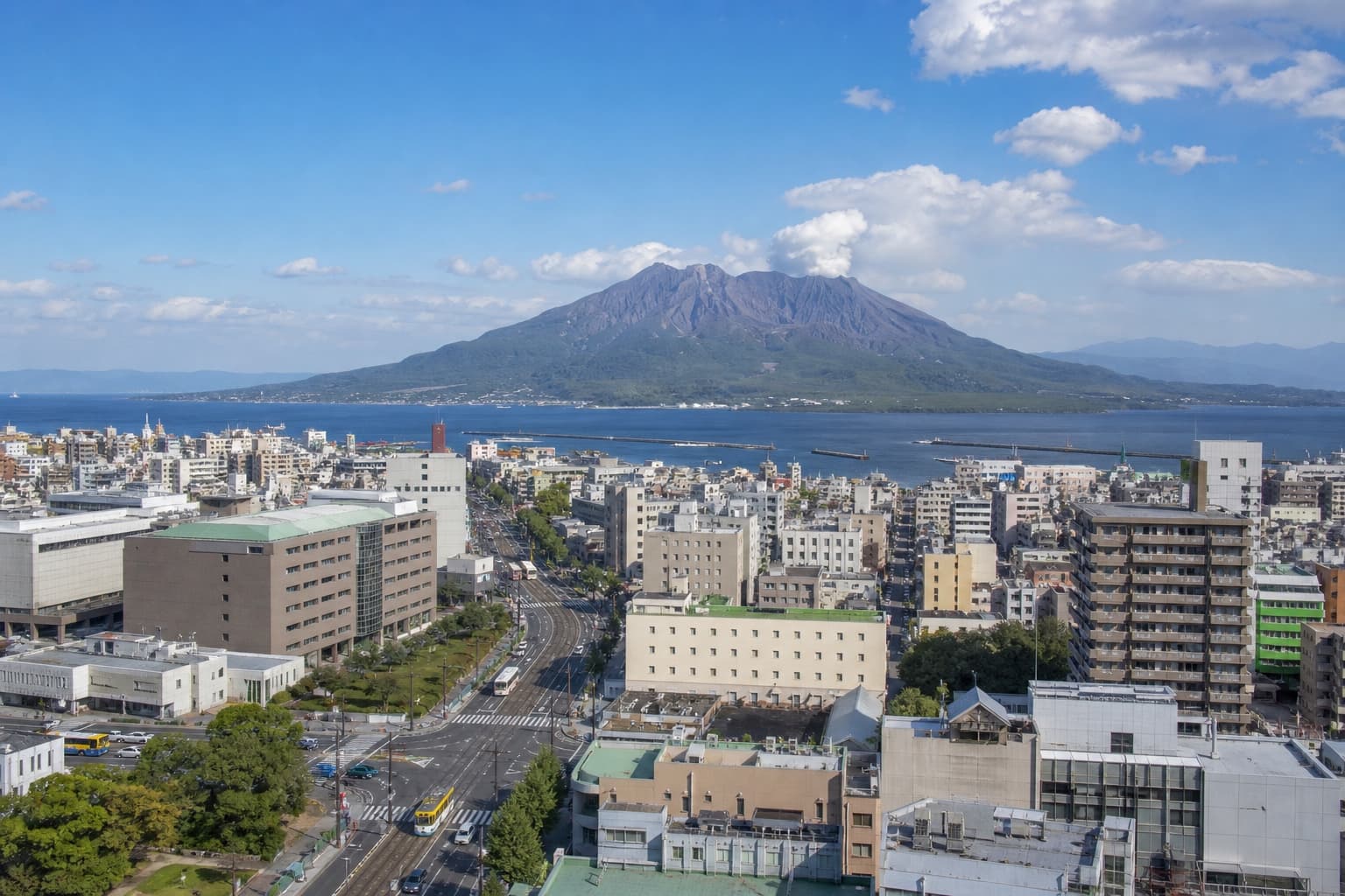 鹿児島県の主要エリアの地図