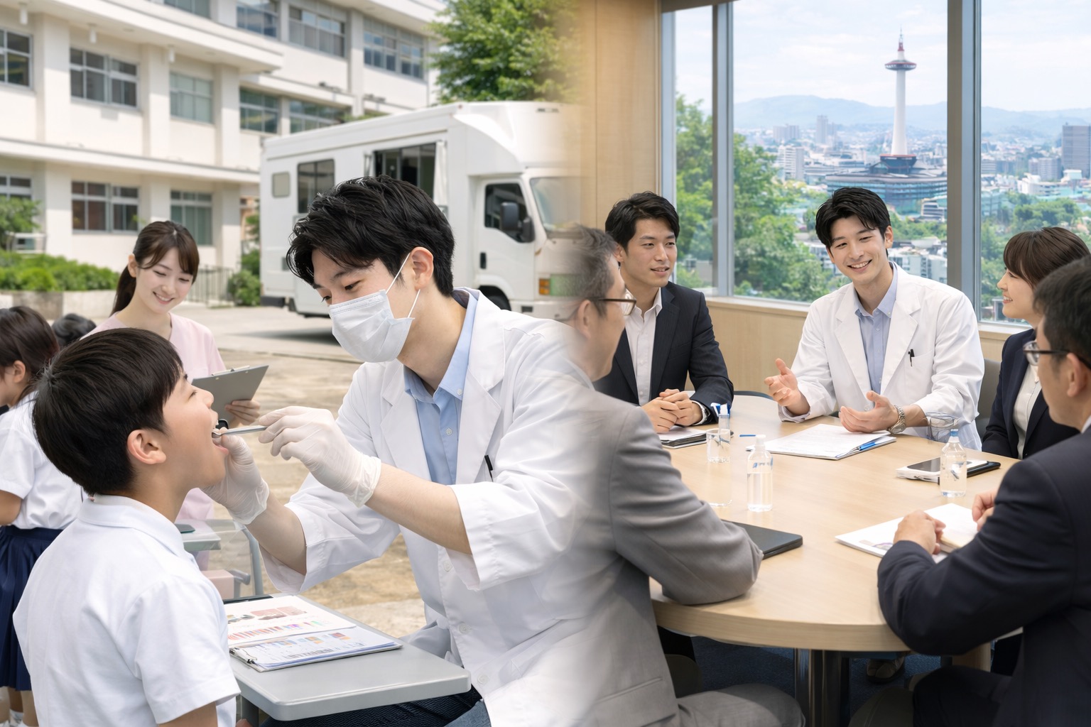 京都府の歯科医療支援イメージ