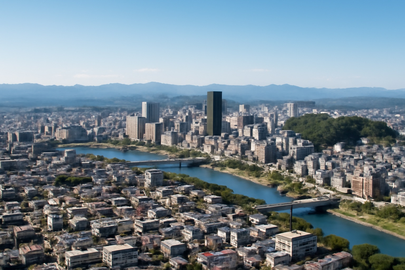宮城県の主要エリアの地図