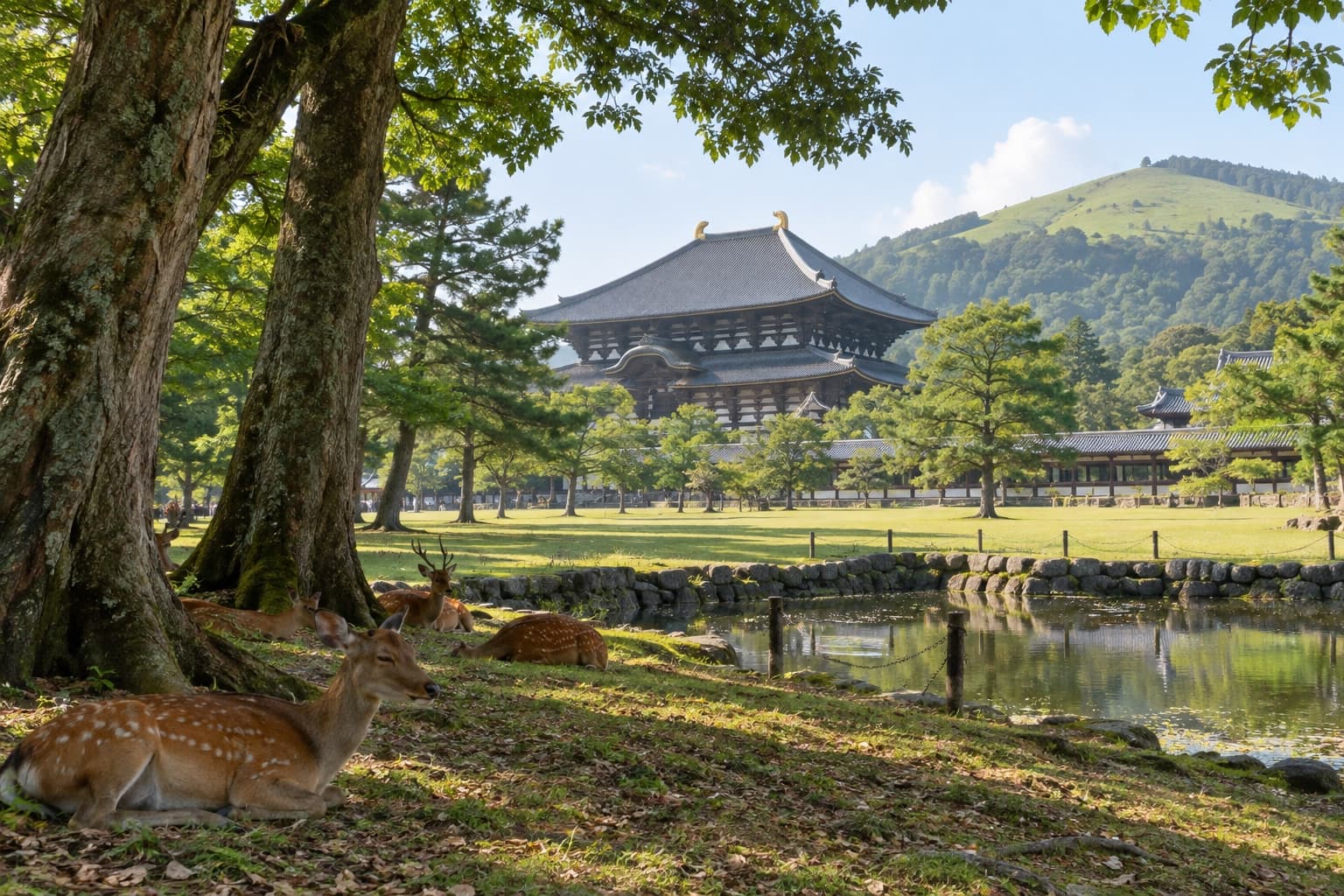 奈良県の主要エリアの地図