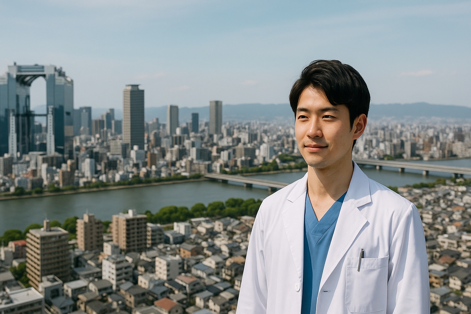 大阪市内と郊外エリアの地図