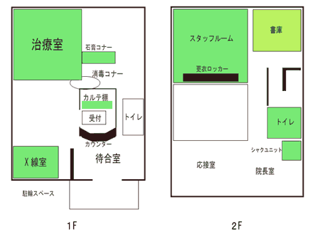 ふくしま歯科クリニック クリニック平面図