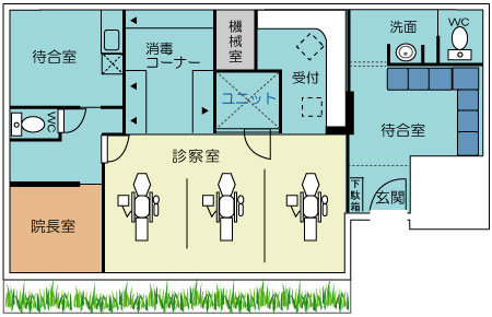 医療法人愛全会平面図