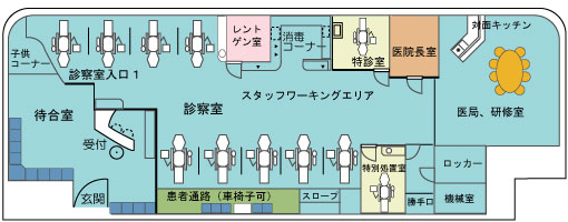 医療法人メイ・ロイヤル平面図