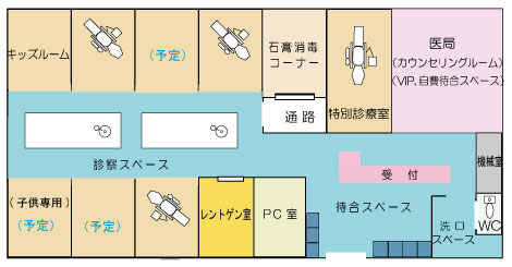 栗林歯科医院平面図