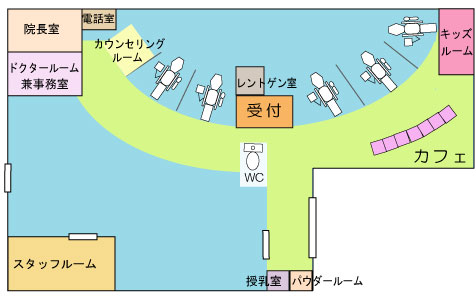 いさみ歯科☆きららクリニック平面図